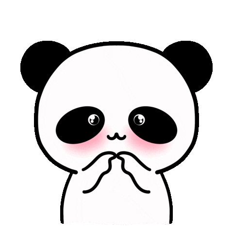 Cute Panda Sticker for iOS & Android | GIPHY