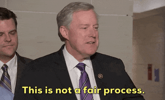 news impeachment inquiry mark meadows this is not a fair process GIF