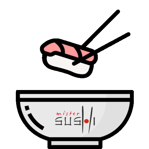 Mister Sushi Sticker