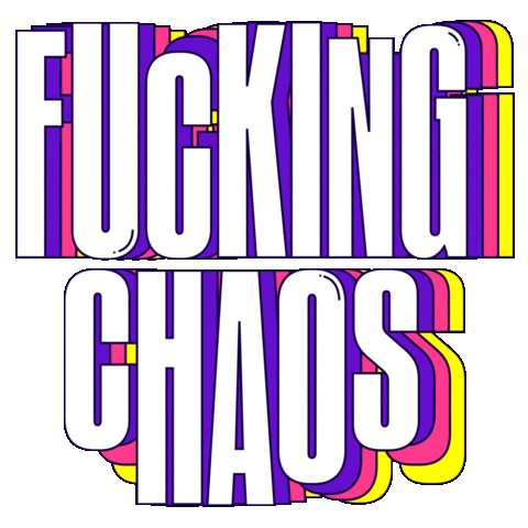 London Chaos Sticker by Kieka