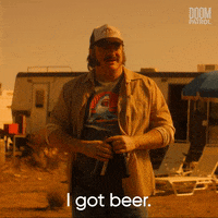 Brendan Fraser Beer GIF by DOOM PATROL