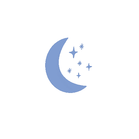 Good Night Space Sticker by Karin Star