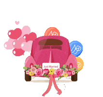 Just Married Mp Sticker by ekdesign