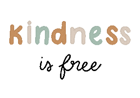 Be Kind Art Sticker by bujo and doodles