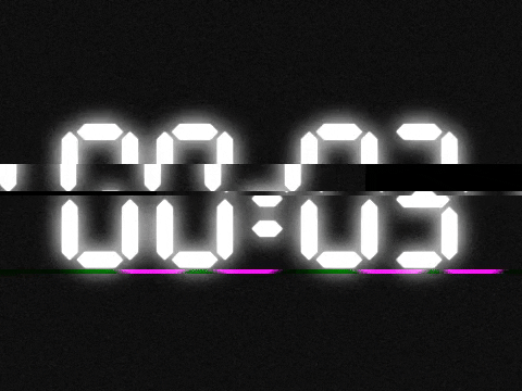 gif of a digital timer counting down from three to zero