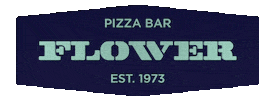 Flower Pizza Athens Sticker