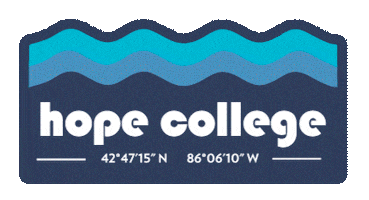 Brand H Sticker by Hope College