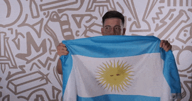Argentina Flag Love GIF by Atlanta United