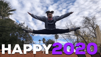 Happy New Year Toe Touch GIF by WERQ Fitness