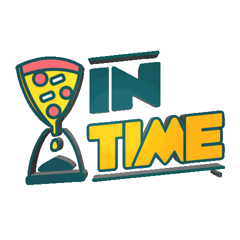 In Time Pizza Sticker