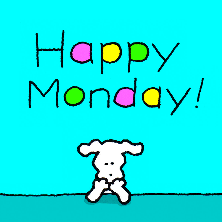Happy Monday Gif Animated ~ Monday Giphy Mondays Stempel | Bodemawasuma