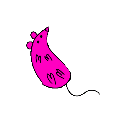 Rat Sticker by Buglung