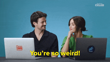 You Are Weird Lucy Hale GIF by BuzzFeed