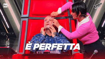 Beauty Help GIF by The Voice of Italy