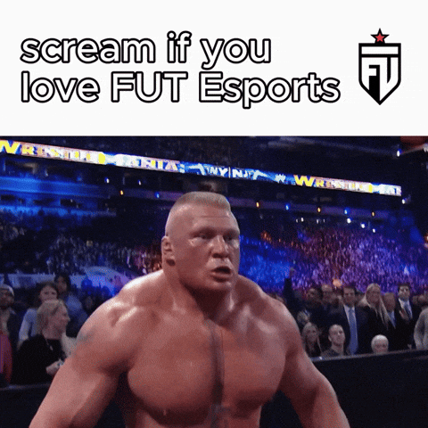 Brock Lesnar Scream GIF by FUT Esports