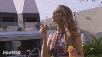 bubbles chelsea morgensen GIF by Hooters