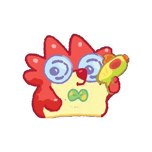 Kipik Pistolet Sticker by Pr.Kipik