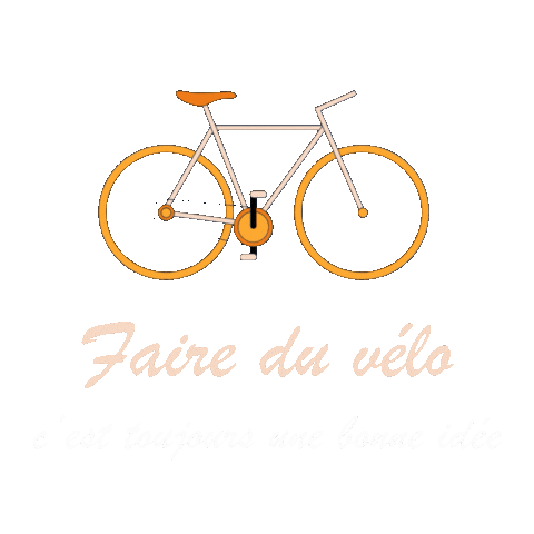 Biking Sticker by Autour du Fourneau
