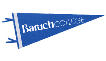 Flag Pennant Sticker by Baruch College