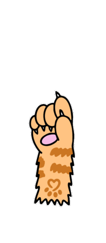 Cat Tap Sticker by RatujemyZwierzaki.pl