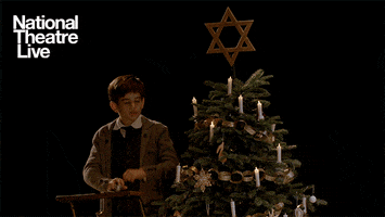 Look At It Christmas Tree GIF by National Theatre