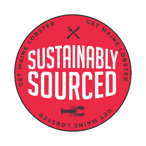 Sustainably Sourced Sticker by Get Maine Lobster