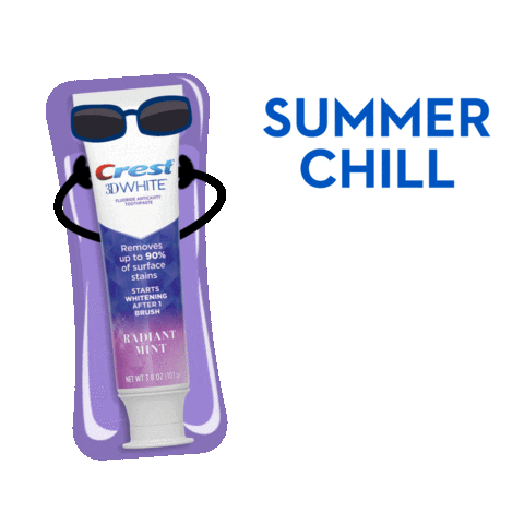 Summer Time Smile Sticker by Crest