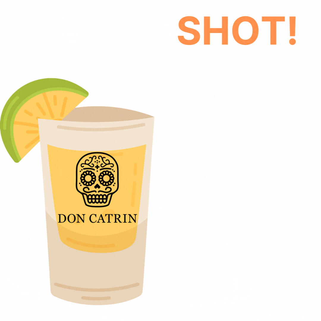 Shot Tequila GIF by Don Catrin