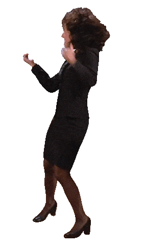 Happy Julia Louis Dreyfus Sticker by Bell Brothers