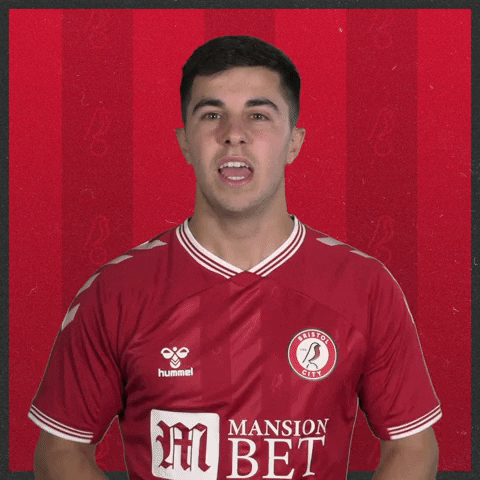 Come On You Reds Badge GIF by Bristol City FC