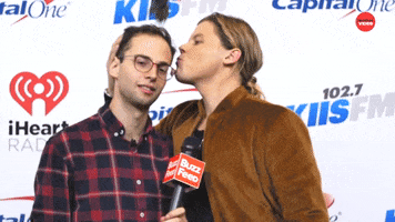 Christmas Kiss GIF by BuzzFeed