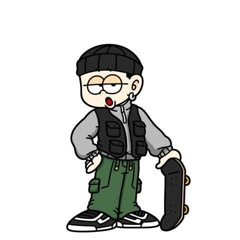 Art Skate Sticker