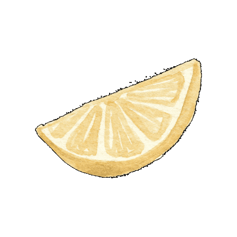 Lemon Citrus Sticker by four things paper
