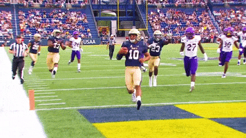 Navy Football Touchdown GIF by Navy Athletics