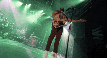 ithemighty rock show lights jumping GIF
