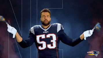 Excited American Football GIF by New England Patriots International