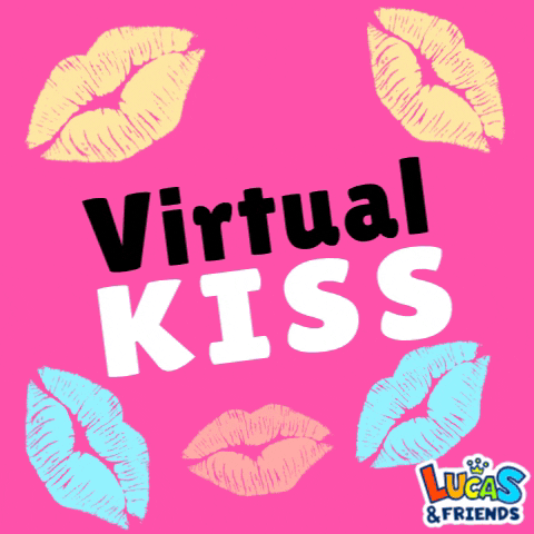 I Love You Kiss GIF by Lucas and Friends by RV AppStudios