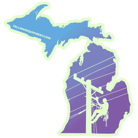 Detroit Lineman Sticker by tallmanequipment