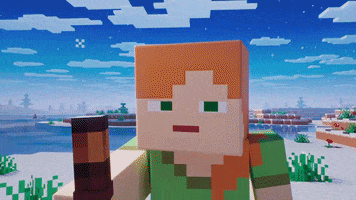 Didnt See You There Video Game GIF by Minecraft