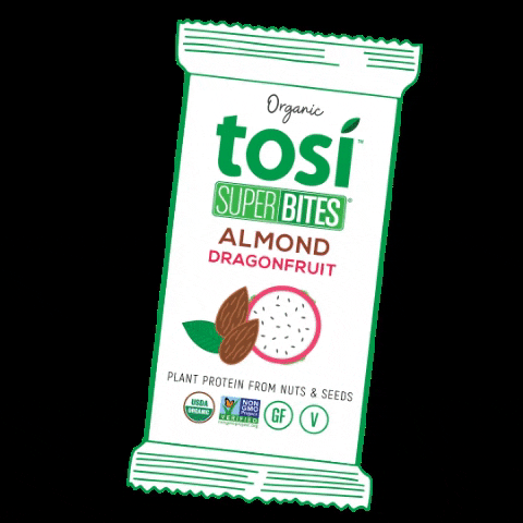 Eat Clean Gluten Free GIF by Tosi Snacks