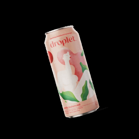 Sparkling Water Drink GIF by Droplet Adaptogen Drinks