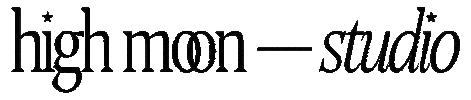 Logo Brand Sticker by High Moon Studio
