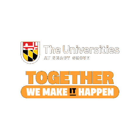 Nine Universities One Campus Sticker by The Universities at Shady Grove