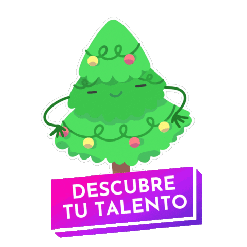 Happy Christmas Tree Sticker by Dance Emotion