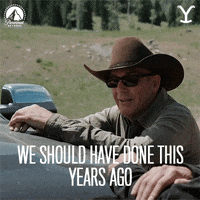 Kevin Costner Smile GIF by Yellowstone