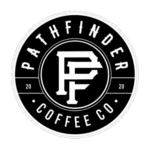 Pf Pfcc Sticker by Pathfinder Coffee Co.