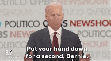 Joe Biden Bernie GIF by GIPHY News