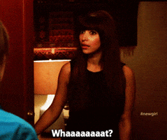 Disbelief New Girl animated GIF