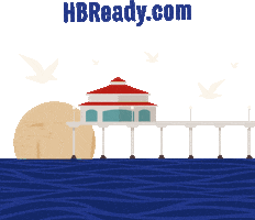 Mask Surf Sticker by City of Huntington Beach