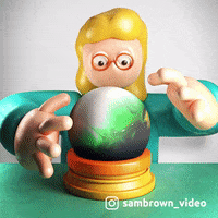 Crystal Ball Hello GIF by Sam Brown Video